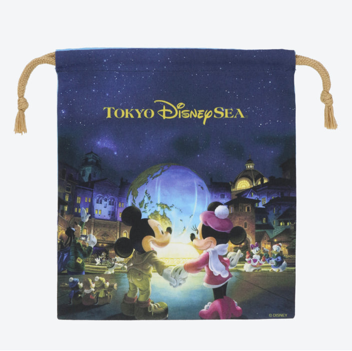 TDR - Mickey Mouse & Friends "Tokyo Disney Sea" Day & Night Drawstring Bag