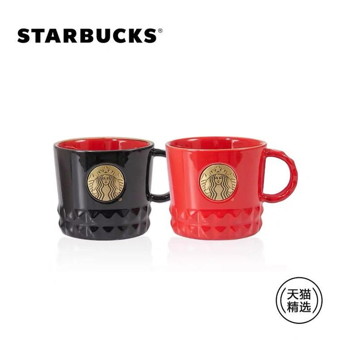 Starbucks China Christmas 2022 Black & Red Gradient 16oz Straw Cup Sta