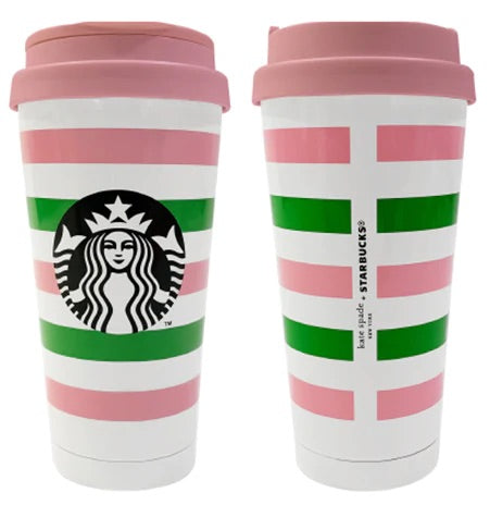 Starbucks Hong Kong - KATE 16OZ STARBUCKS® X KATE SPADE STRIPE STAINLESS STEEL