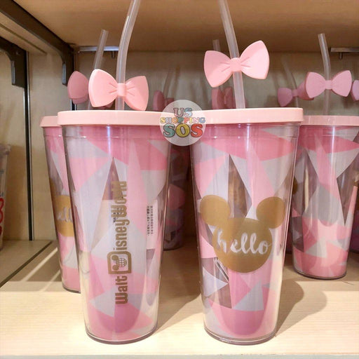 WDW - Plastic Cold Cup with Topper - Hello Walt Disney World