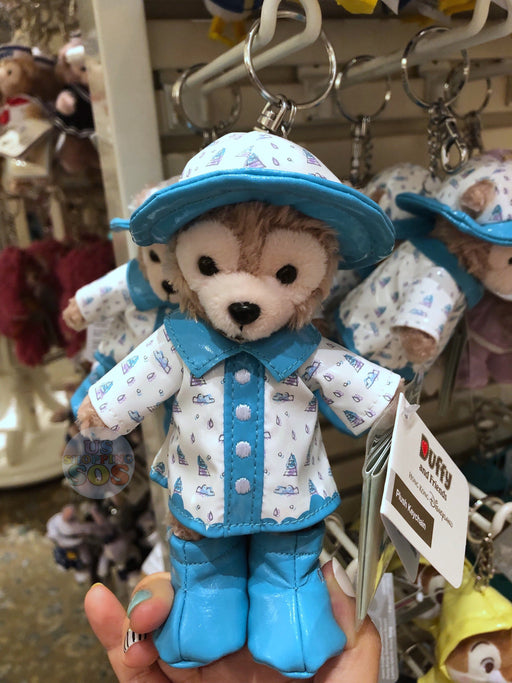 HKDL - Duffy & Friends Raincoat Plush Keychain x Duffy