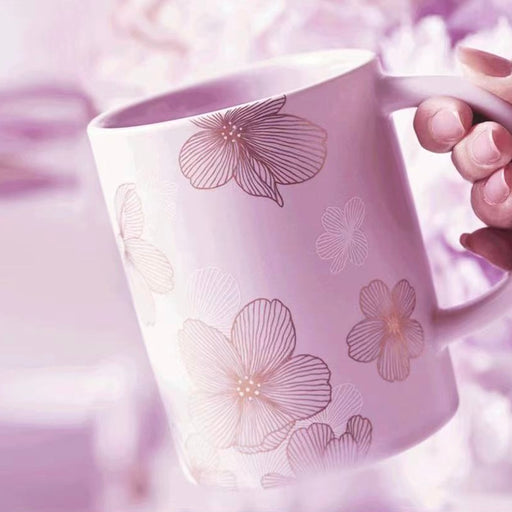 Starbucks Dining | Starbucks Cherry Blossom Ceramic Tumbler! Exclusive to The D.C. Area | Color: Pink/White | Size: Os | Prettybenzgirl's Closet