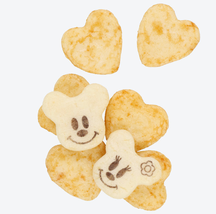 TDR - Mickey & Minnie Mouse - Rice Flour Snack with Clip