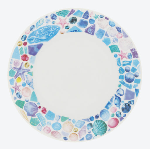 TDR - Tokyo DisneySea Mermaid Lagoon Pattern x Plate (Color: Blue)