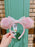 SHDL - Minnie Mouse White Color Bow Pink Sequin Ear Headband