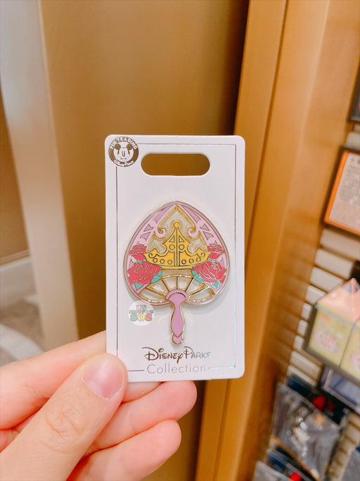SHDL - Sleeping Beauty Princess Aurora "Hand Fan" Shaped Pin