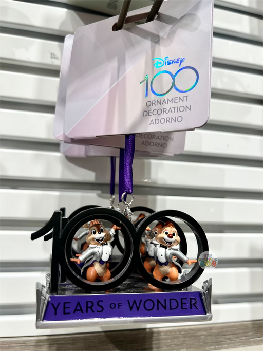 DLR/WDW - 100 Years of Wonder - Chip & Dale Ornament