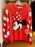 DLR - Face Icon Sweater (Adult) - Minnie Mouse (Red)