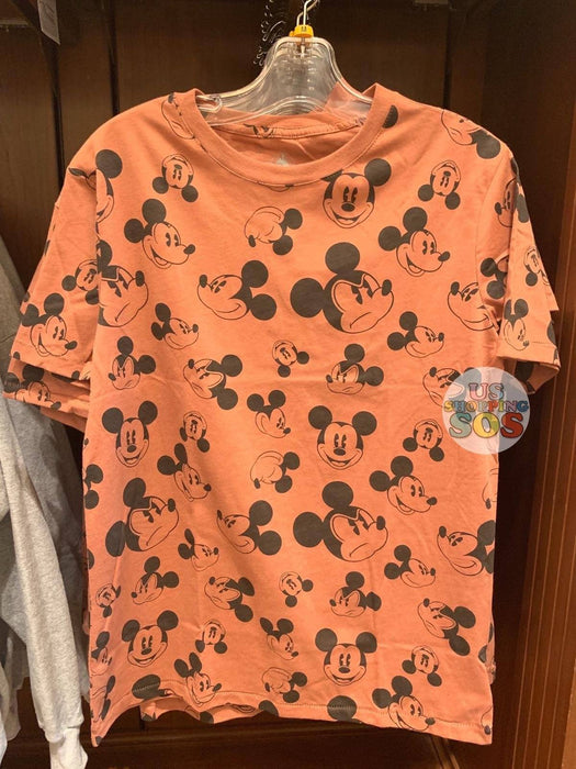 DLR - Mickey Mouse All-Over-Print Classic T-shirt (Adult) - Orange