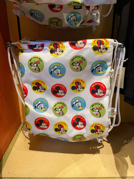 WDW - Disney x Vans - Mickey & Friends Round Icon All-Over-Print Drawstring Backpack