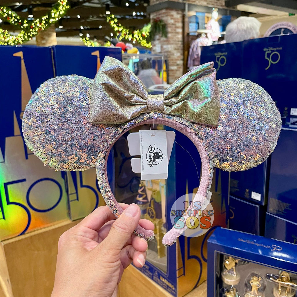 WDW - Magic Kingdom 50th Anniversary EARidescent - Minnie Sequin Ear H USShoppingSOS WDW - Magic Kingdom 50th Anniversary EARidescent - Minnie Sequin Ear H USShoppingSOS