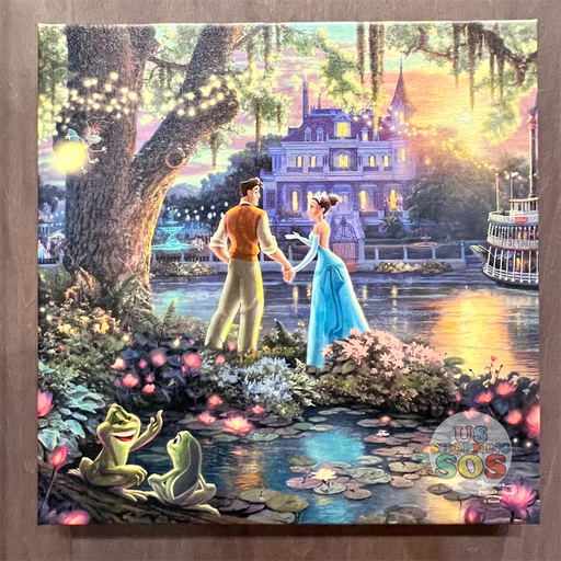 DLR - Disney Art on Wrapped Canvas - The Princess and the Frog by Thomas Kinkade Studio
