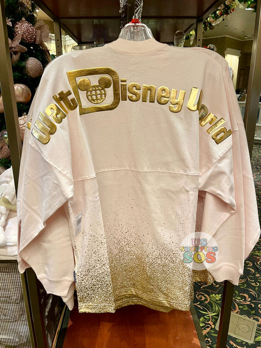 WDW - Spirit Jersey "Walt Disney World" Pale Pink Gold Splash (Adult)