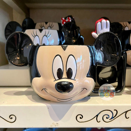 WDW - Disney Home - Mickey Face Icon Mug with Stir