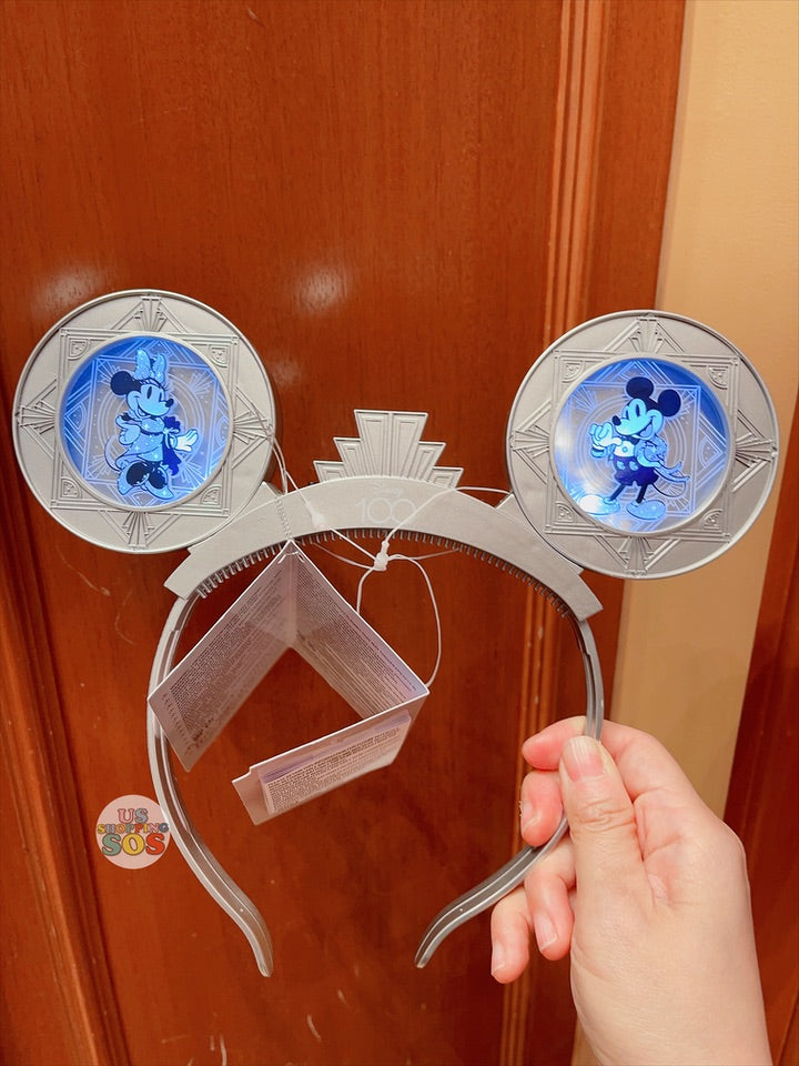 HKDL - Disney 100 Mickey & Minnie Mouse Light Up Ear Headband