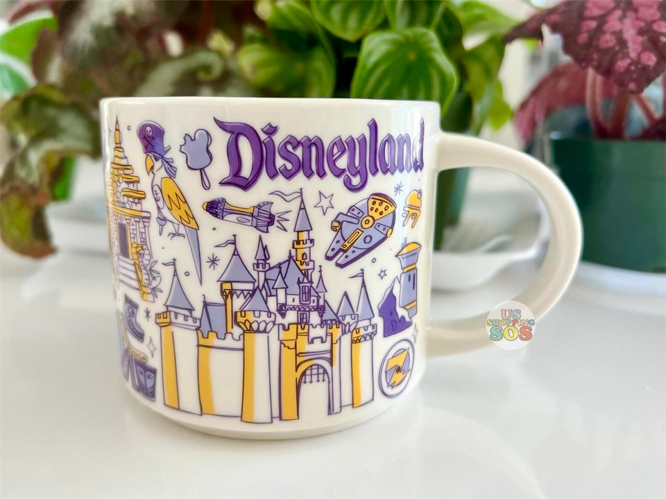 DLR - Starbucks Been There Series Pin Drop Mug - Disneyland (Purple)