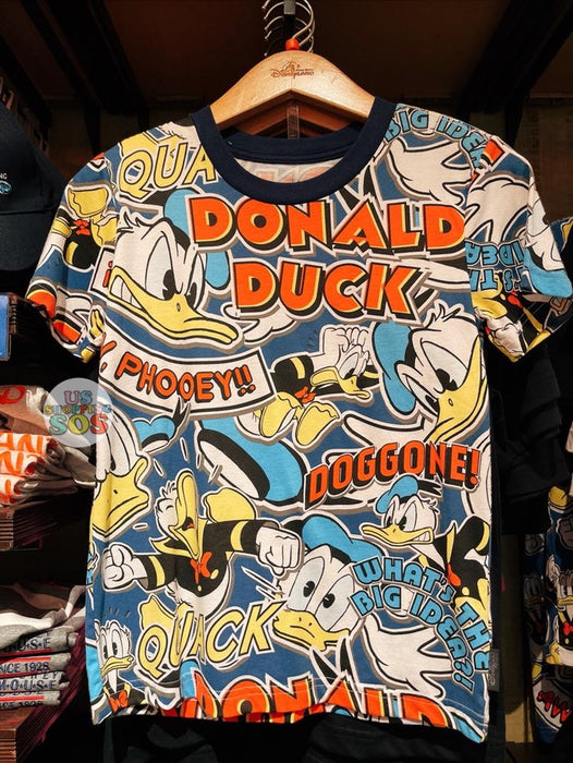 HKDL - Donald Duck All Print T shirt for Adults