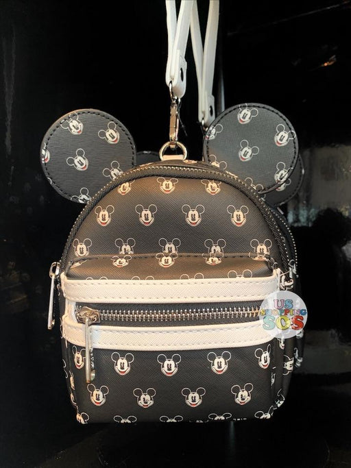 DLR - Loungefly Classic Mickey Face Icon All-Over-Print Mini Wristlet