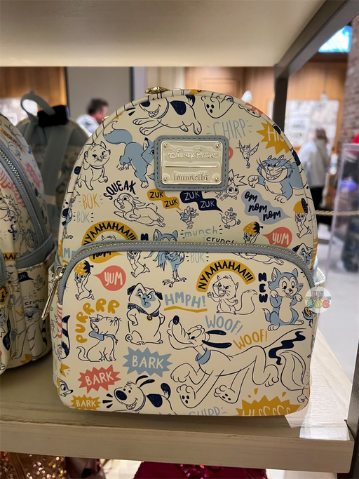 DLR - Disney Sidekick - Loungefly All-Over-Print Cream Backpack