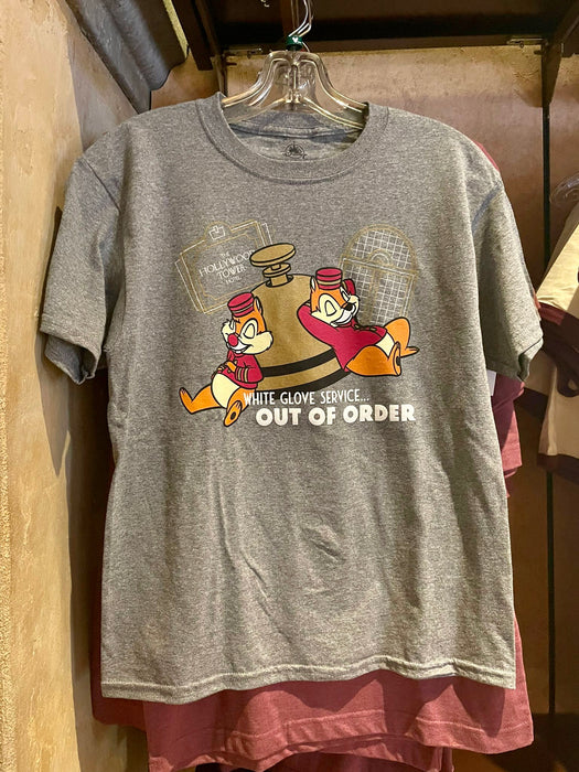 WDW - The Hollywood Tower Hotel Chip & Dale T-Shirt (Adult)