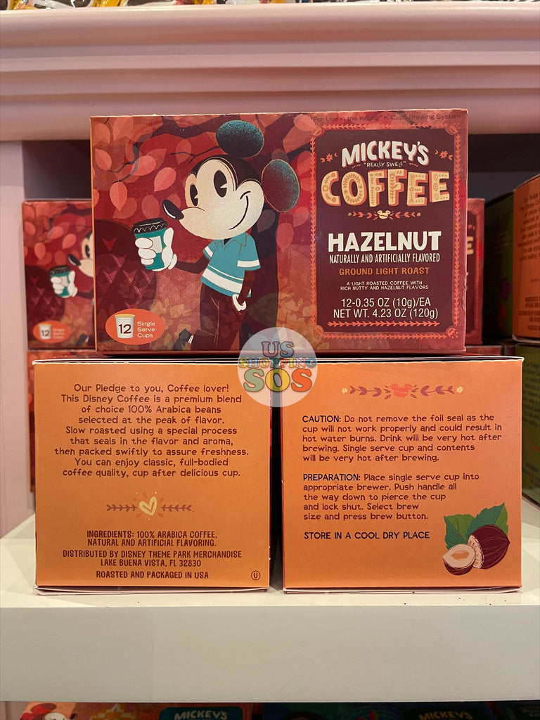WDW - Mickey's Coffee 12 K-Cup Pods - Hazelnut — USShoppingSOS