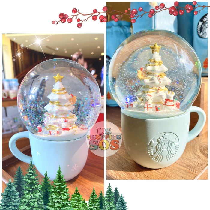Starbucks China - Christmas Wave - Christmas Tree Party Snow Globe Cup