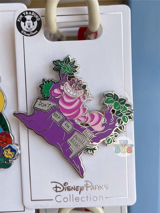 DLR - Alice in Wonderland Pin - Cheshire Cat Don’t Step on Mome Raths
