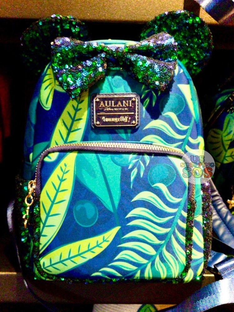 Aulani - Paradise Vibes - Loungefly Minnie All-Over-Print Sequin Contrast Backpack