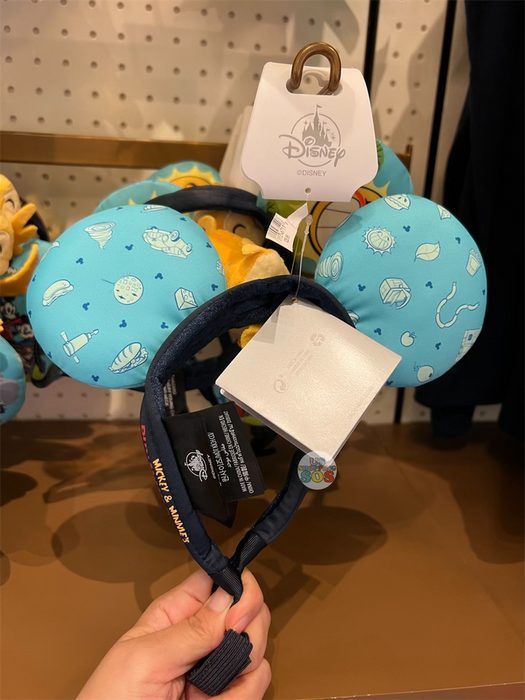 DLR - Mickey & Minnie's Runaway Railway - Chuuby Plush Printed Ear Adaptable Fit Headband