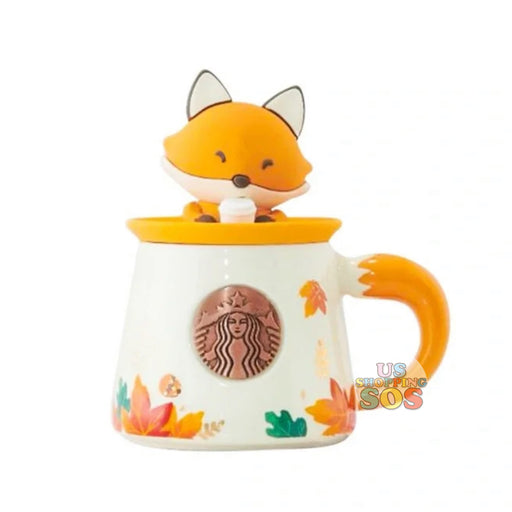 Starbucks China - Autumn Forest - 4. Foxy Maple Logo Mug with Lid 300ml