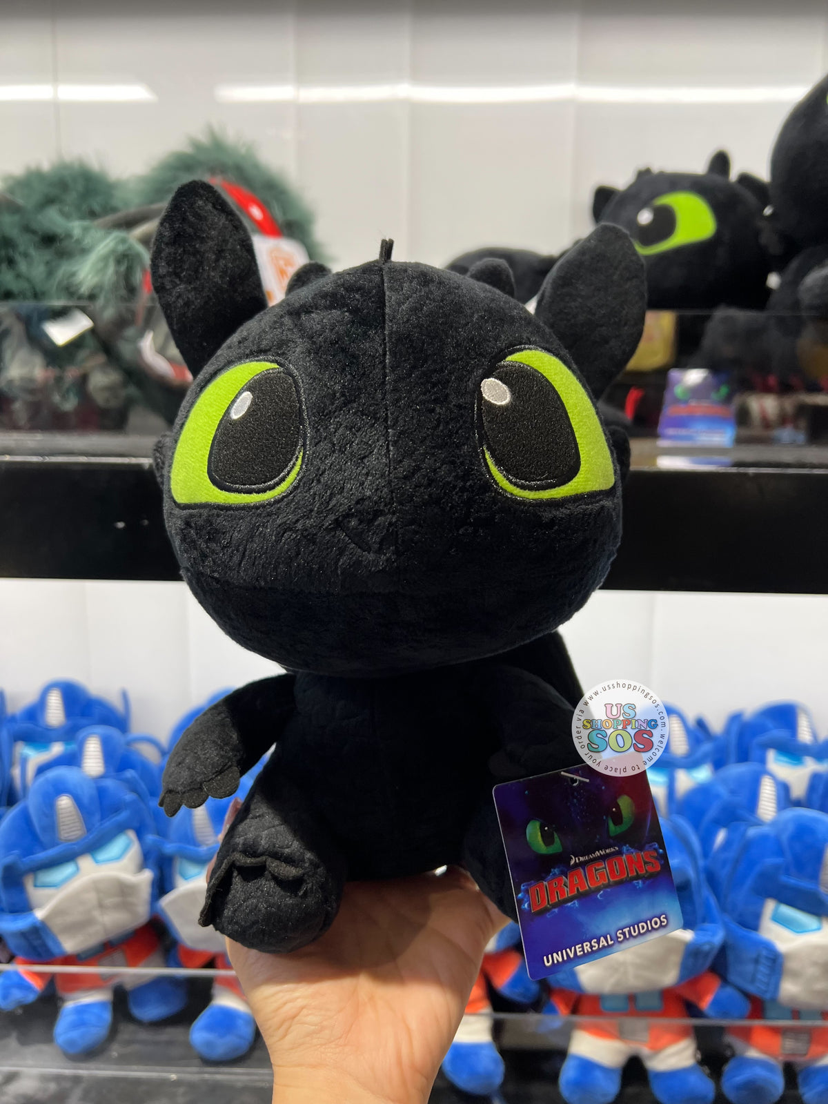 Toothless dragon top plush toy