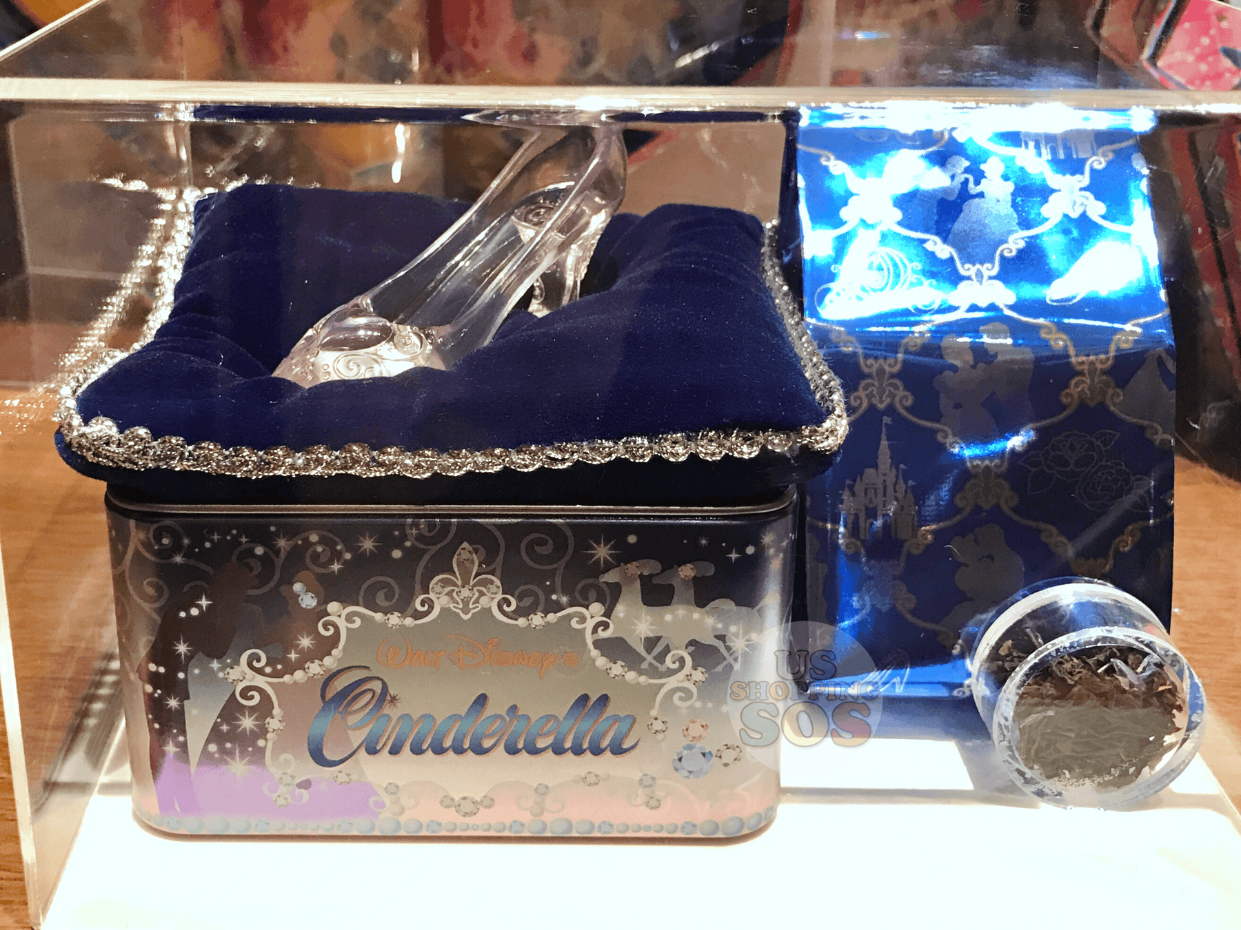 TDR - Cinderella Glass Shoe Tea Bag Box