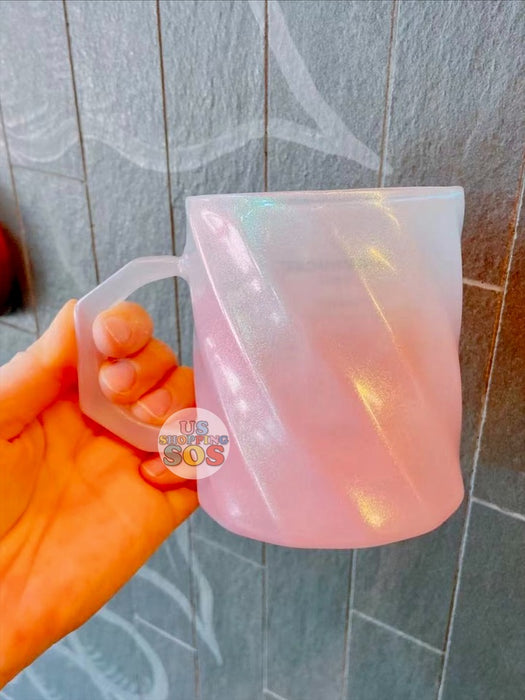 Starbucks China - Christmas 2021 - 60. Pink Ombré Glitter Glass Mug 414ml