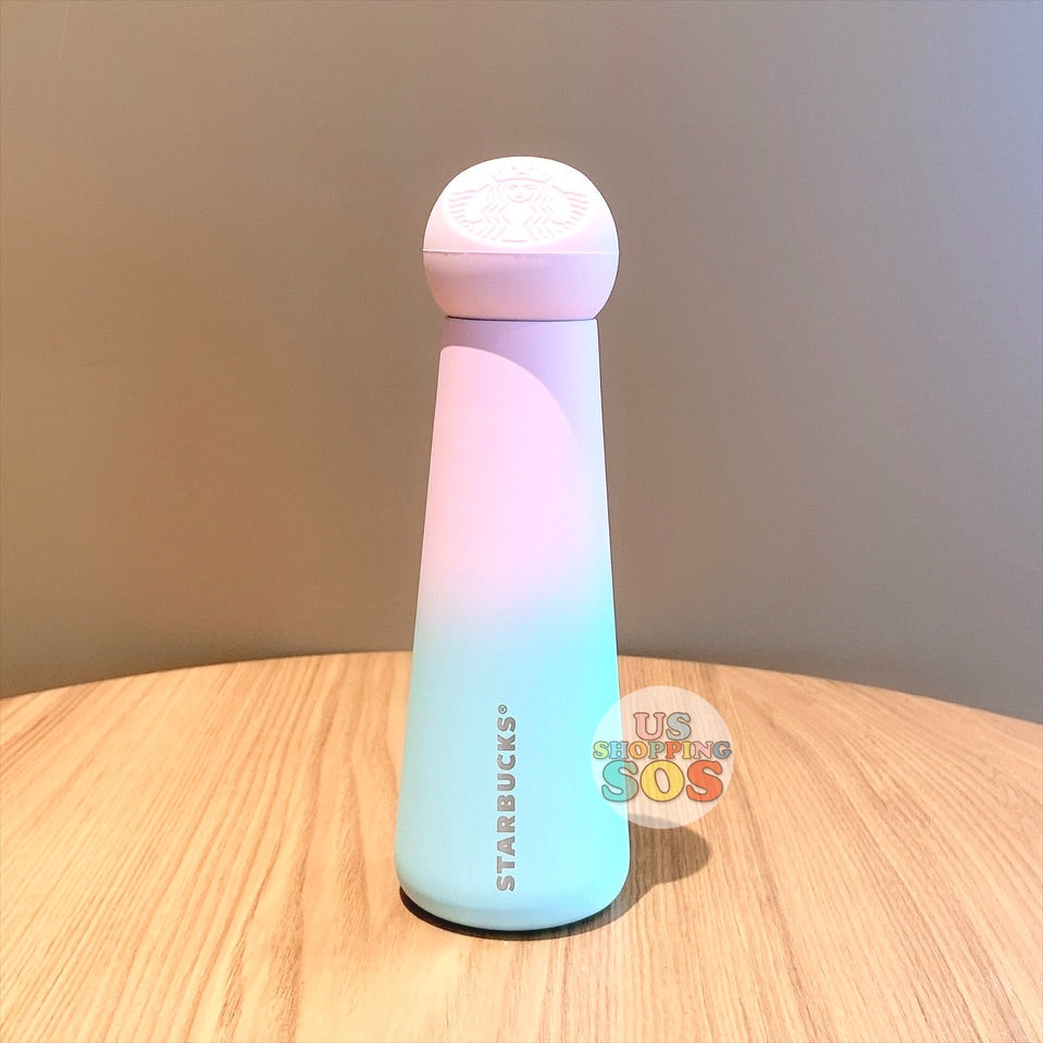 Starbucks China - Pink Mint Ombré - 2. Ombré Cone Shape Stainless Steel Bottle 330ml