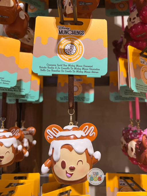DLR/WDW - Munchlings Ornament - Cinnamon Swirl Bun Mickey Mouse