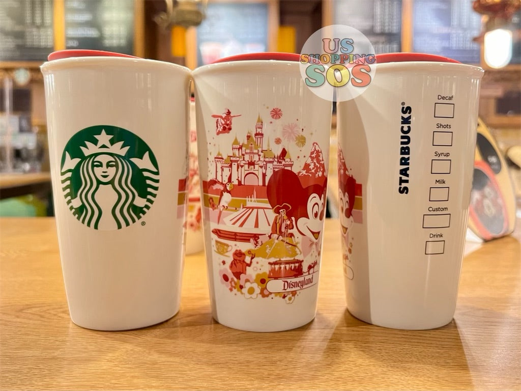 DLR - Starbucks ToGo Ceramic Tumbler - Vintage Minnie Disneyland