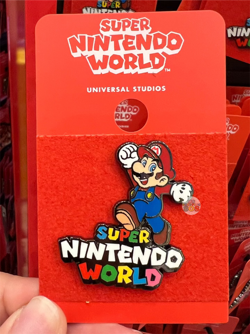 Universal Studios - Super Nintendo World - Walking Mario Logo Pin