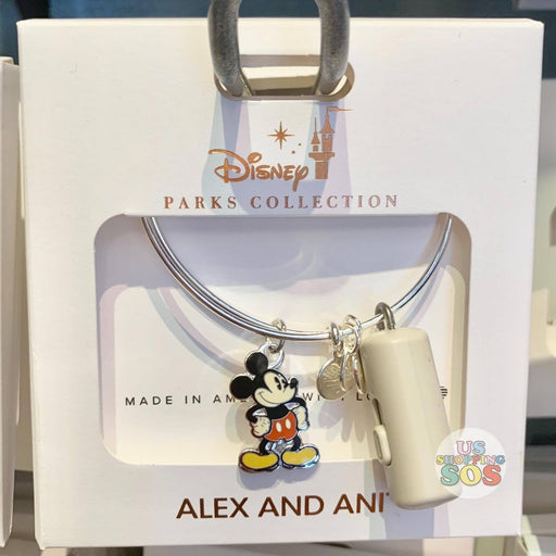 DLR - Alex & Ani Bangle - Mickey Mouse (Silver)
