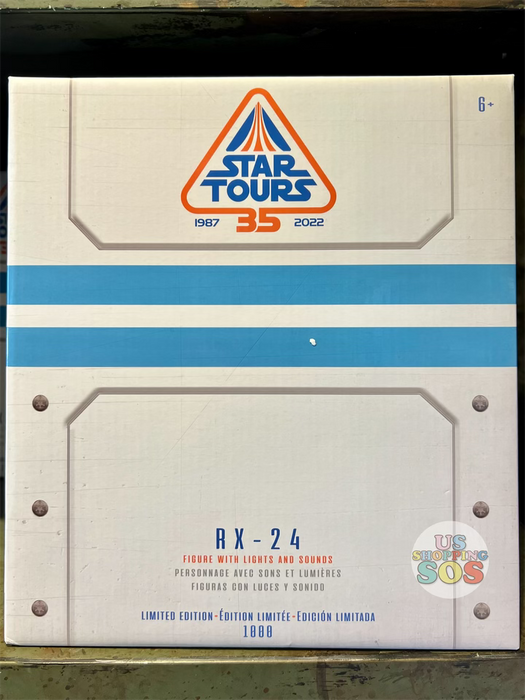 DLR - Star Tours 35 Welcome Aboard! - RX-24 Figure with Light & Sound (Limited Edition 1000）