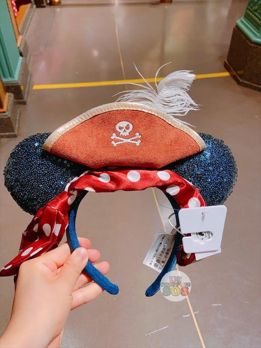 SHDL - Mickey Pirate Sequin Ear Headband
