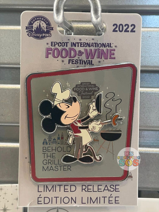 WDW - Epcot International Food & Wine Festival 2022 - Mickey Pin