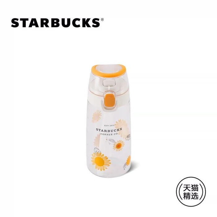 Starbucks China - Happy Hedgehog - 4. Thermos Hedgehog Sunflower Sippy Bottle 550ml