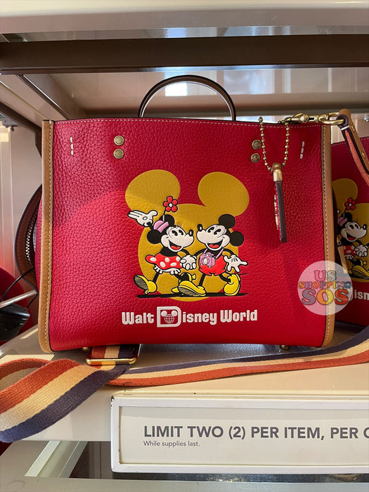 WDW - Coach Walt Disney World Mickey & Minnie Rogue 25 Shoulder/Crossbody Bag