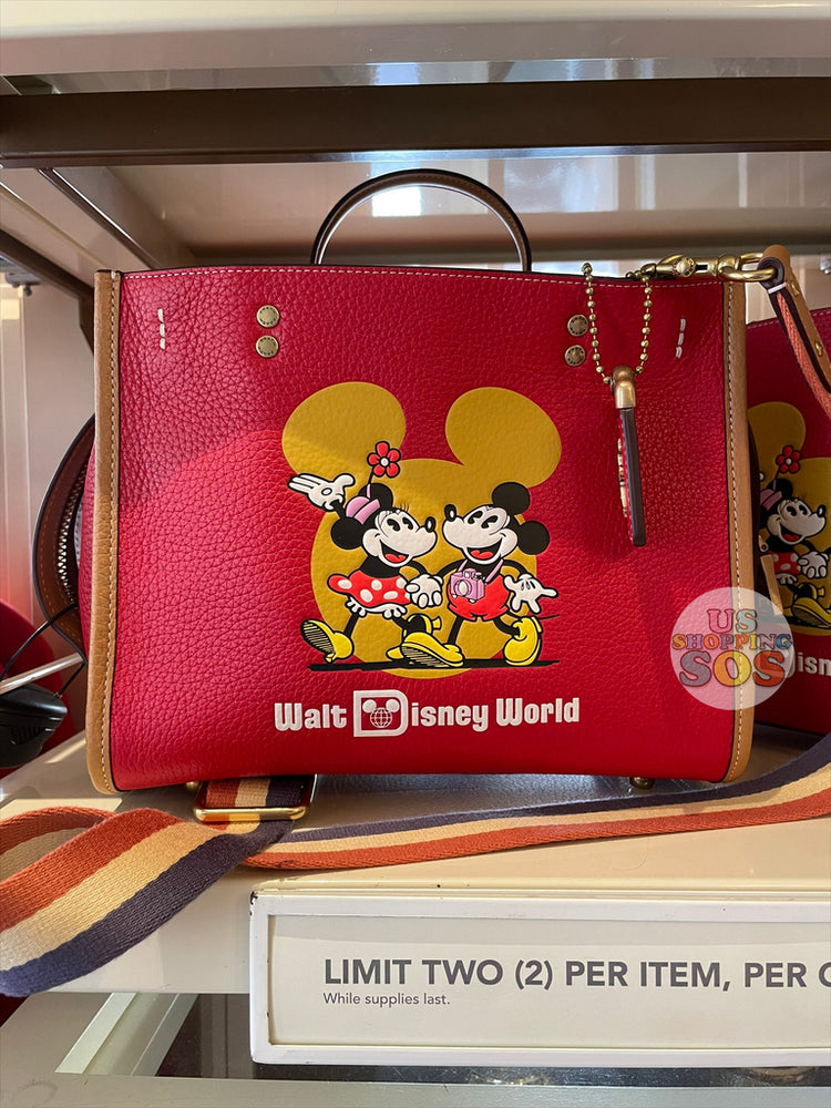 WDW Coach Walt Disney World Mickey Minnie Rogue 25 Shoulder
