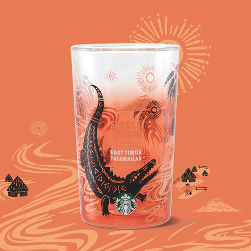 Starbucks China - Single Origin Series - 5. East Timor Tatamailau Double-Wall Glass 350ml