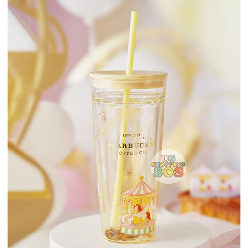 Starbucks China - Dreamy Coffee Paradise 2022 - 4. Carousel Double Glass Cold Cup 591ml