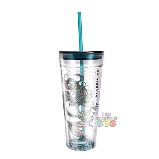 Starbucks China 2021 Camping Bear Double Classic Glass Straw Cup 591ml