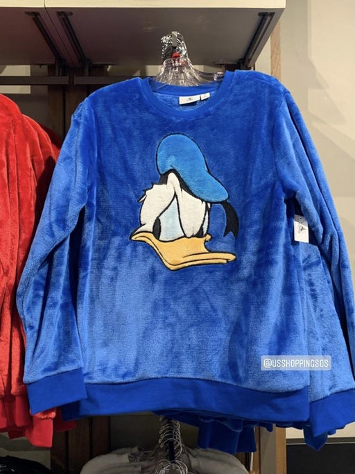 DLR - Velour Embroidery Pullover (Adult) - Donald Duck (Blue)