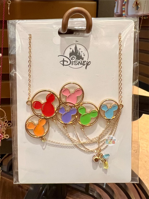 DLR - Disney Parks Jewelry - Colorful Mickey Balloons Necklace