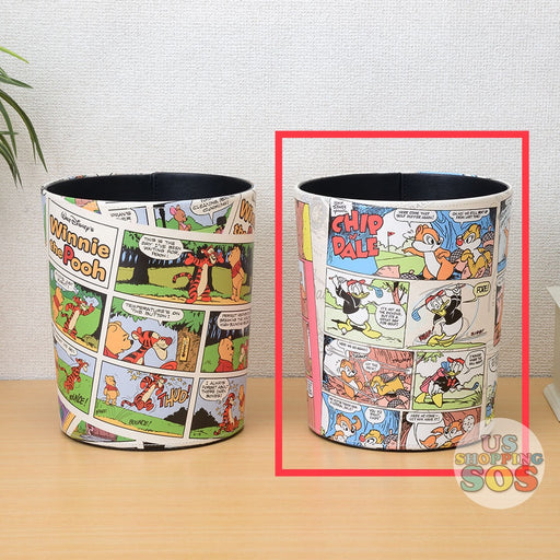 Japan Exclusive - Disney Donald, Chip & Dale Comic-Designed Trash Can